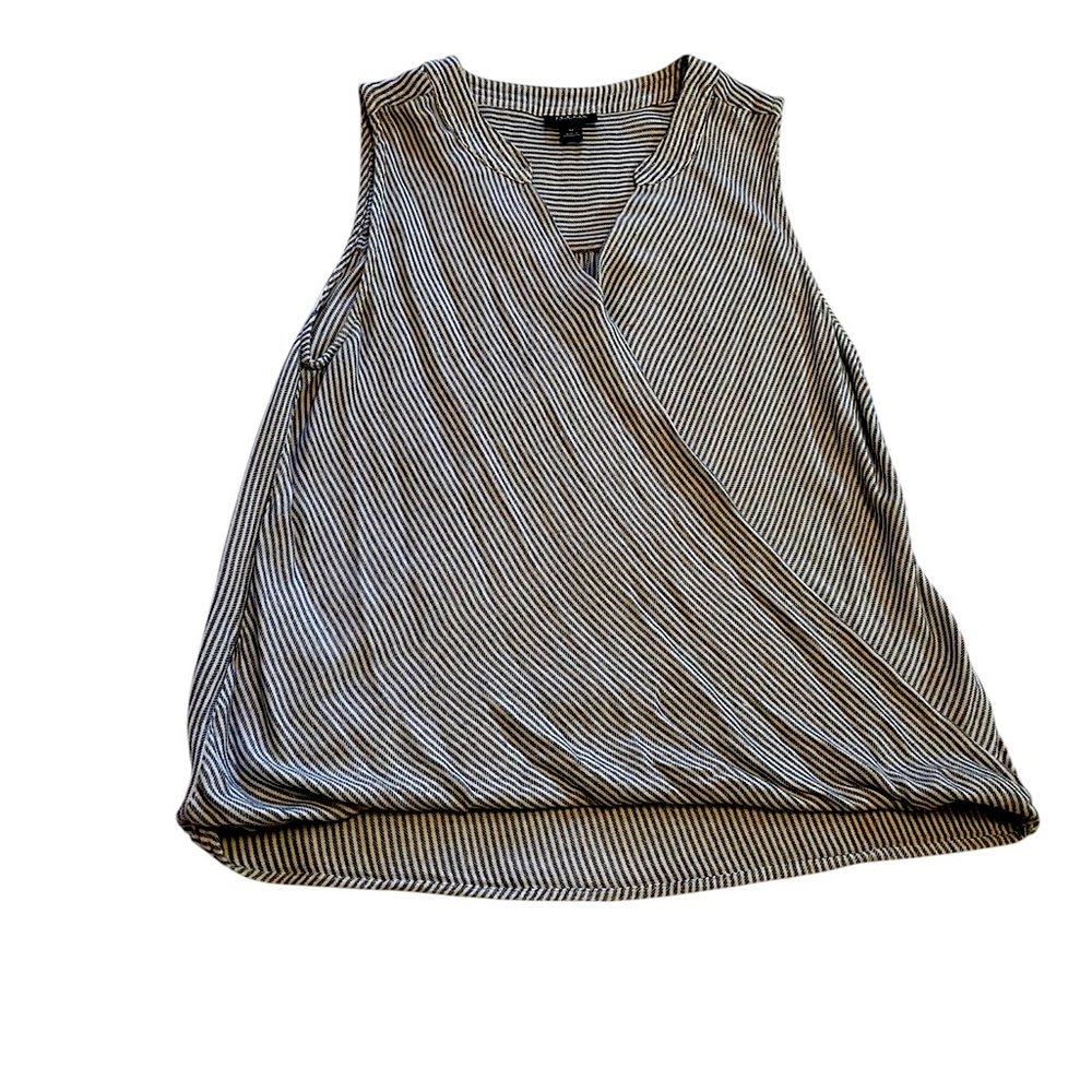 Striped‎ Sleeveless Top~ Size Medium ~ Business Wear